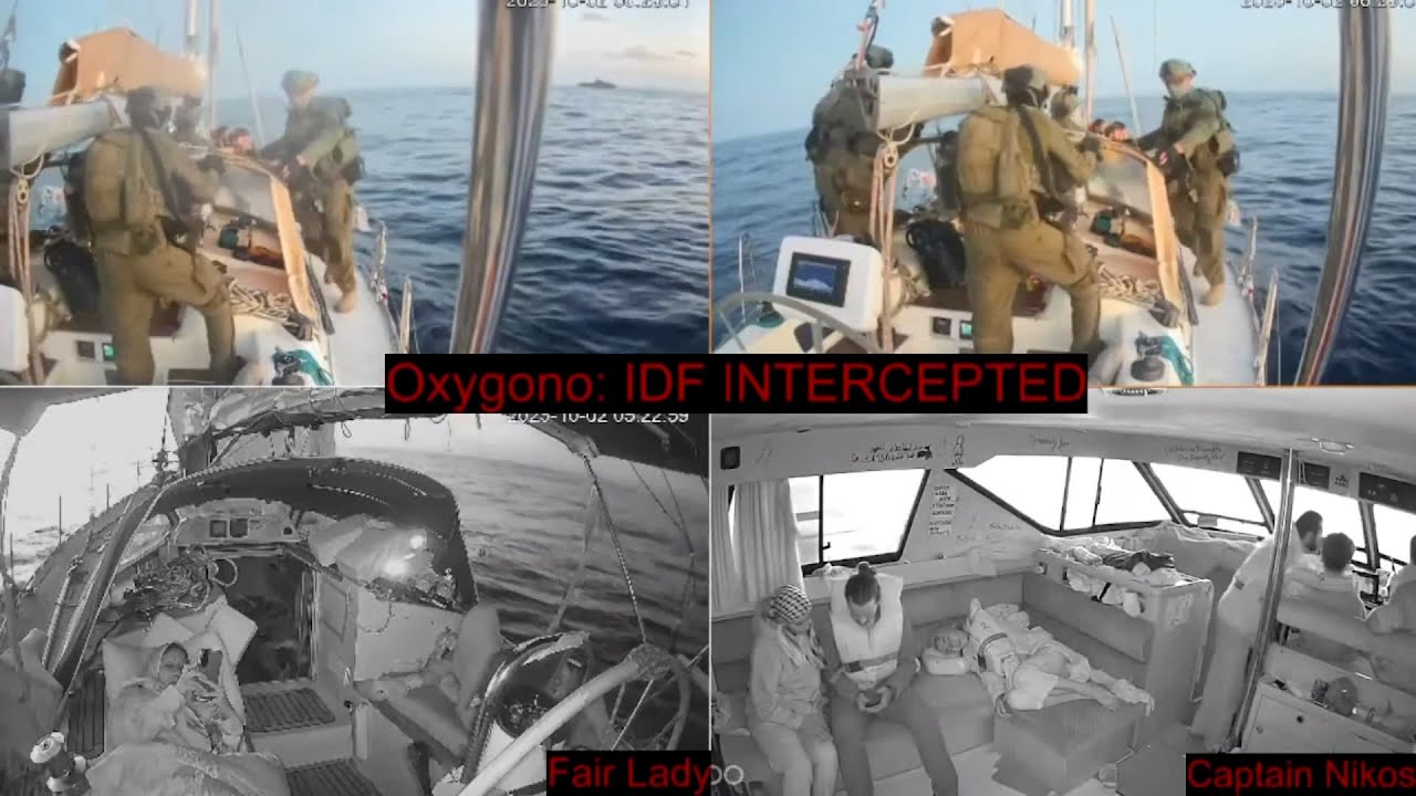 Israeli Navy attacks Gaza aid flotilla, detains activists