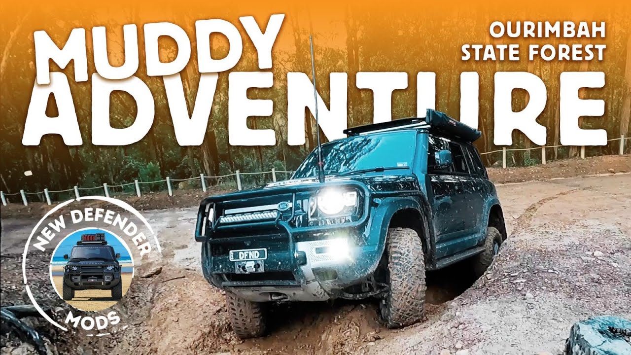 MUDDY Adventure in a NEW Defender | Ourimbah State Forest | 4K