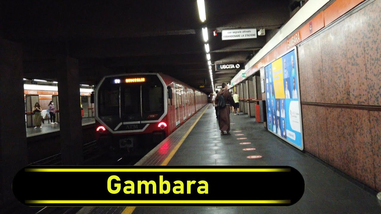 Metro Station Gambara - Milan 🇮🇹 - Walkthrough 🚶