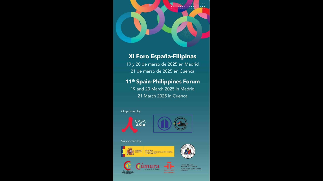 XI Foro España-Filipinas: Palabras de bienvenida, discursos de apertura y sesión 1