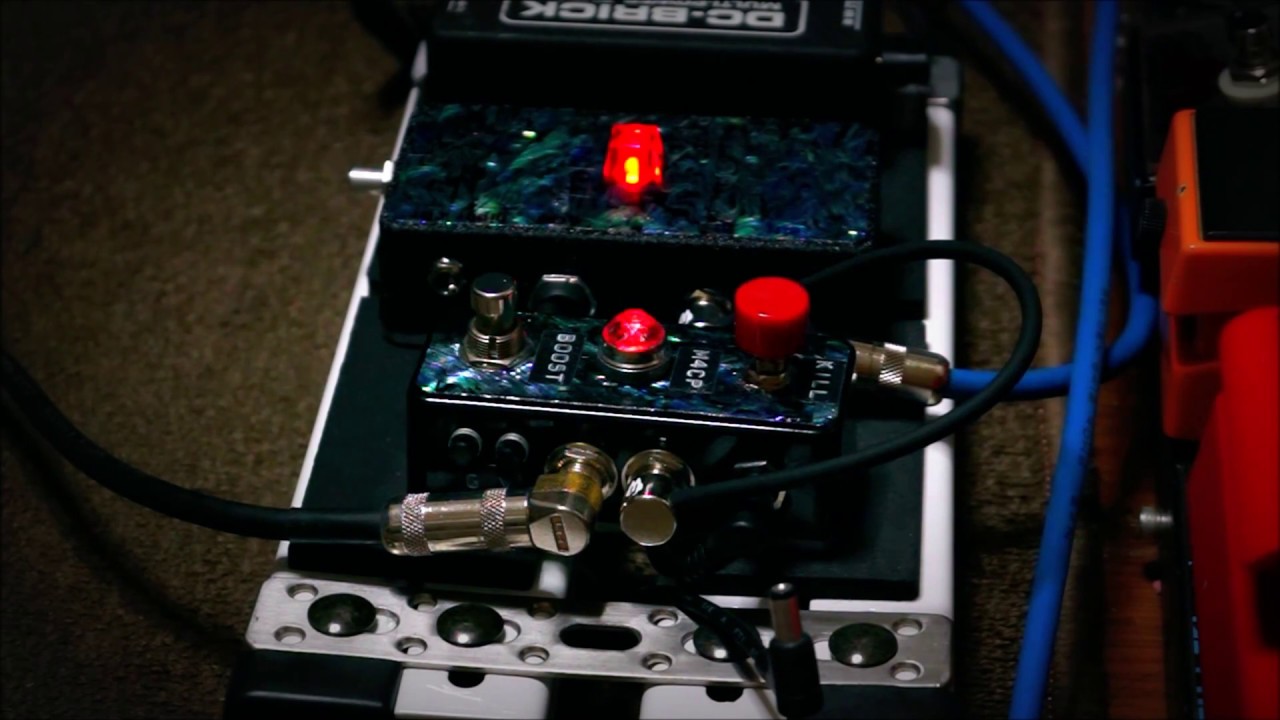 自作 DIY guitar pedal エフェクター ”M4CP"  One Knob Over Drive+Kill Switch & "JFD-4"