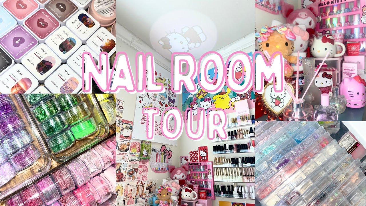 💗🌸 Nail Room Tour 🌸💗