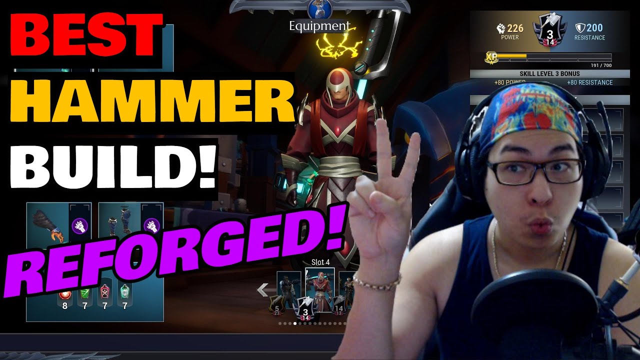 Dauntless - End Game Hammer Build REFORGED - Extra Strong after Patch 1.8.0.