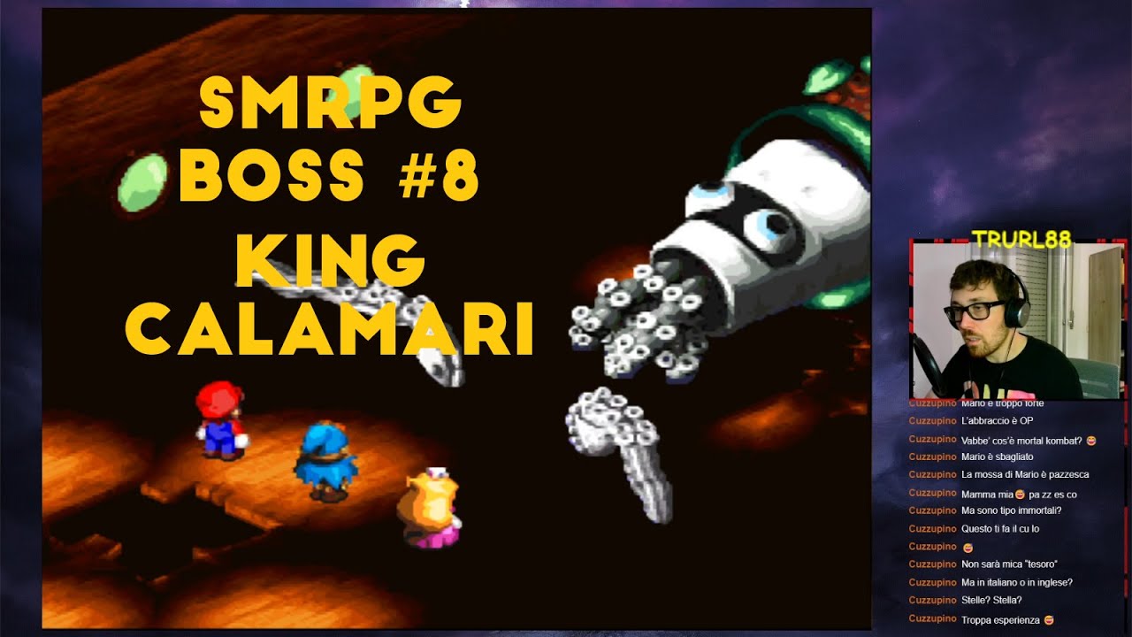 Super Mario RPG Boss #8: King Calamari - Trurl Clip