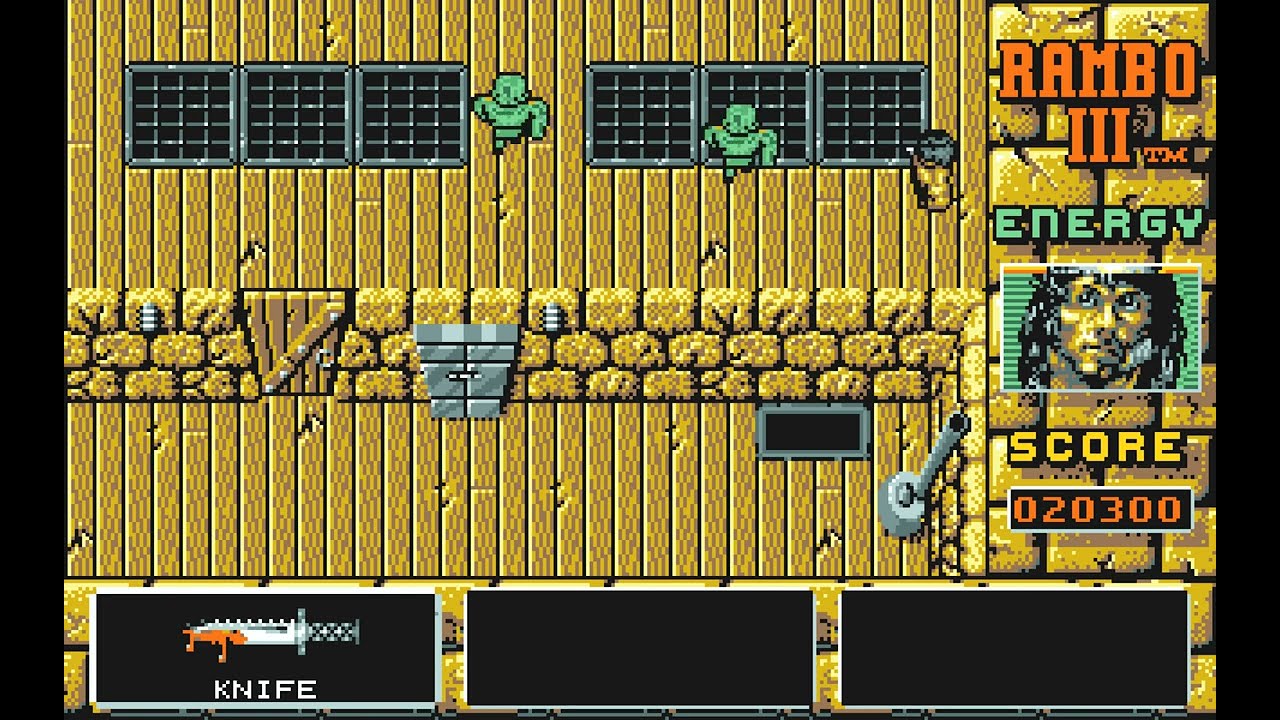 Прохождение Rambo III (PC DOS) 1989
