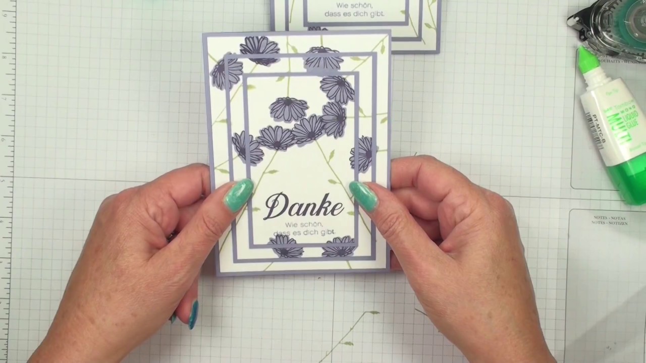 Etappen Karte/Tripel Layer Card mit Produkten von Stampin´UP!