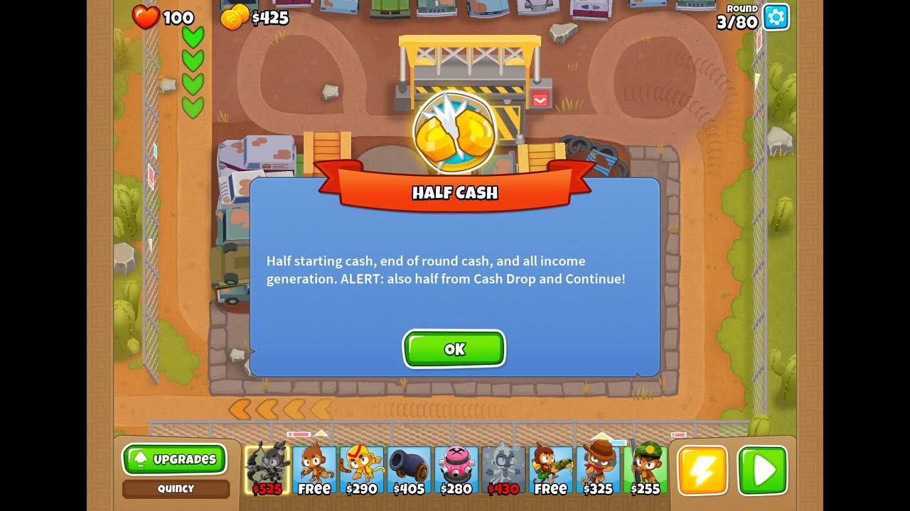 [Bloons TD 6+] Scrapyard - Half Cash (No Monkey Knowledge, Primary Only) #btd6 #bloonstd6