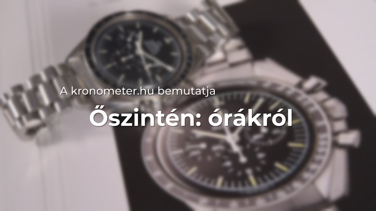 Őszintén: Órákról I Omega Speedmaster Moonwatch