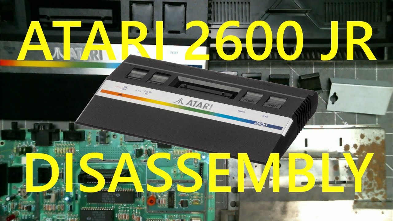 ATARI 2600 JR DISASSEMBLY GUIDE  [WARANTY VOID IF REMOVED]