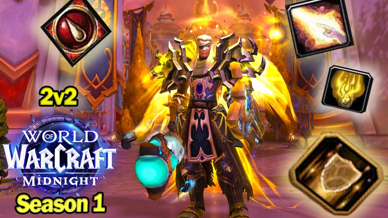 Дуэль целителей!! Арена PVP 2v2 для паладина Света (WoW Midnight, 1 сезон) [Патч 12.0] ⚔️