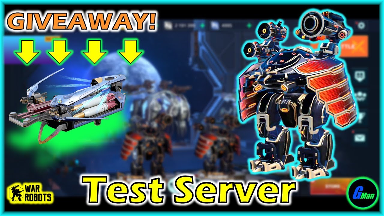Розыгрыш Piercer (завершен) + UE Rev, Devastator и Scatter | WR - War Robots | Тестовый сервер