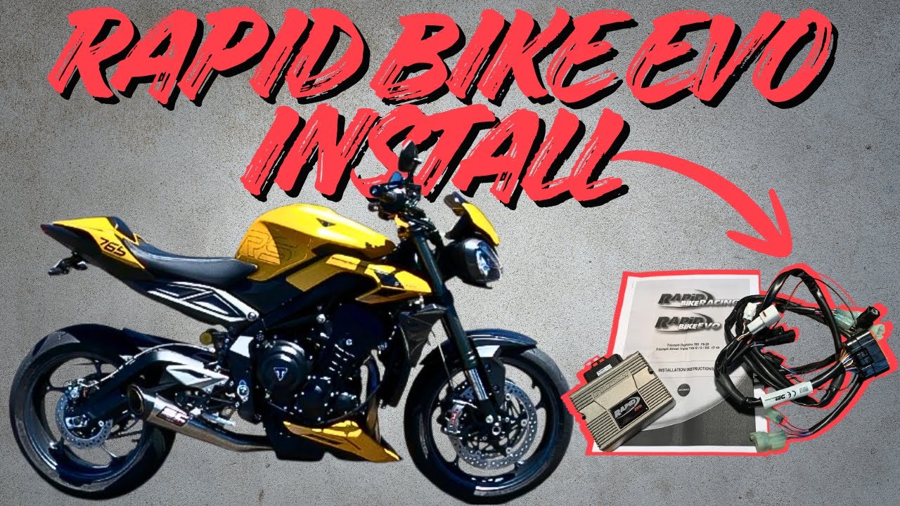 Установка топливного модуля Rapid Bike evo — Triumph 765rs 2023 года