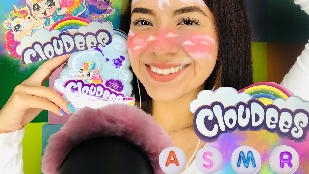 ASMR | Unboxing | Triggers con nubes ☁️ y unicornios 🦄 | CLOUDEES | Andrea ASMR 🦋