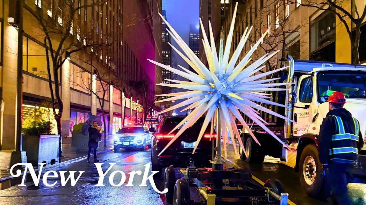 Final Look at the Rockefeller Christmas Tree 2025 🎄 Bryant Park & Fifth Avenue