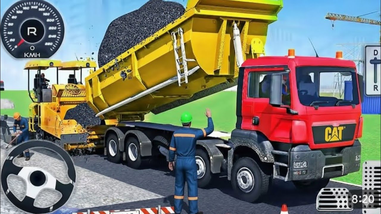 New Large City Road Construction Simulator - Road Construction | Realistic Android Gameplay