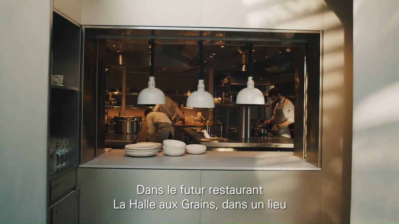 Teaser de la Halle aux Grains, le restaurant de la Bourse de Commerce