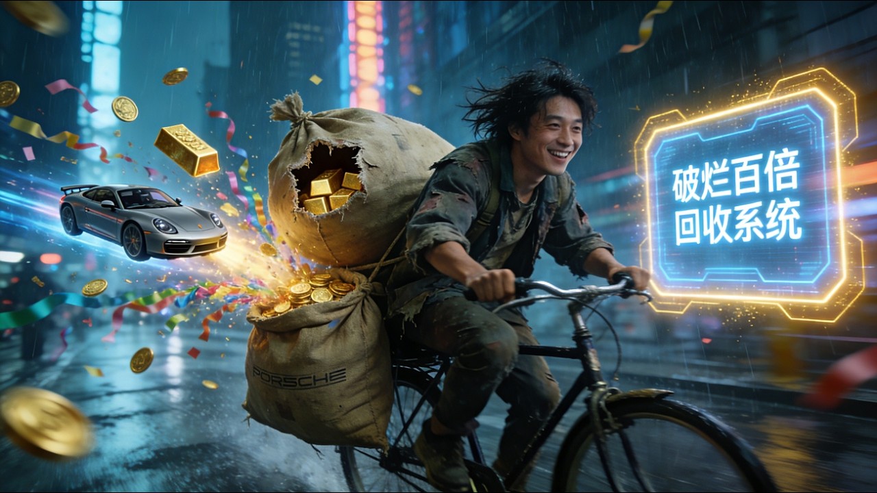 【完結】🔥 撿破爛也能開上跑車？窮小子啟動百倍回收系統致富，走上人生巔峰！ ！ ！ ！