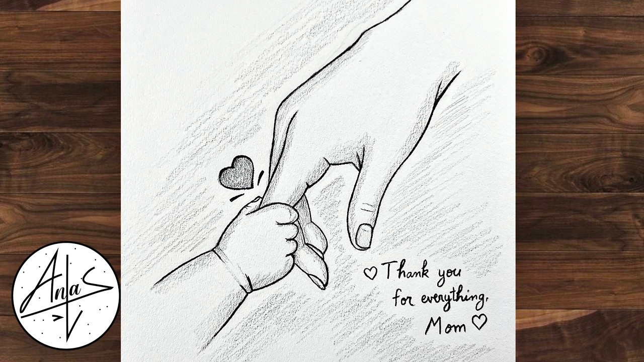How To Draw Mother's Day ❤️ | Easy Drawing For Beginners | Mothers Day Drawings