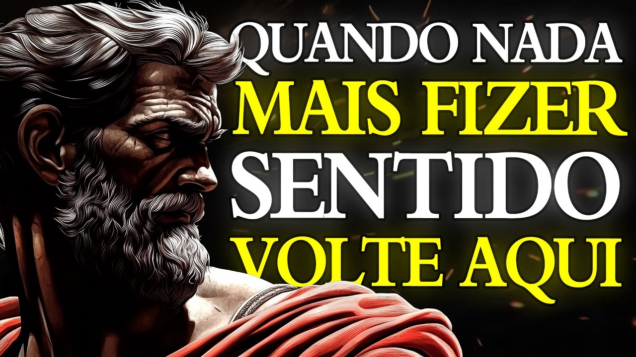QUANDO SENTIR QUE TUDO ESTÁ DANDO ERRADO, OUÇA ISSO | ESTOICISMO 🏛️