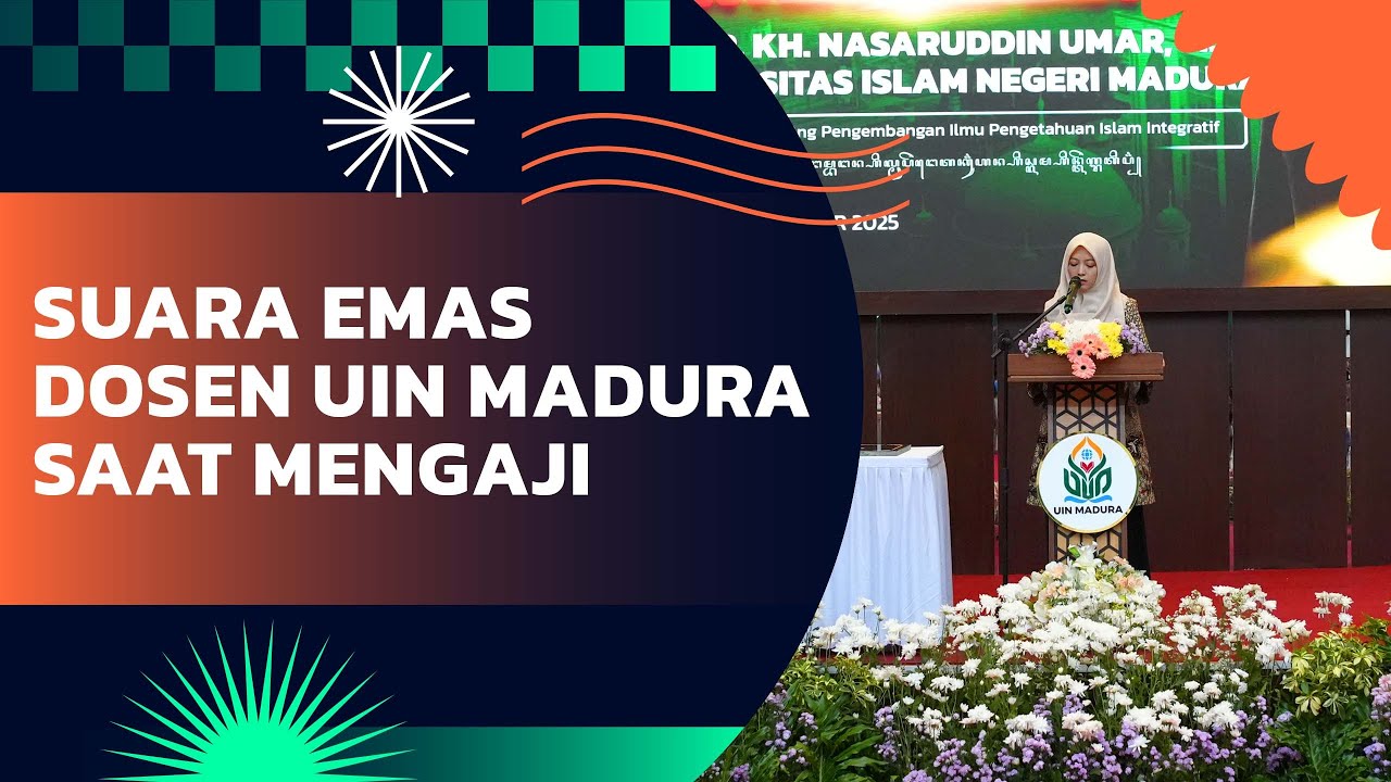 Suara Emas Dosen UIN Madura Saat Mengaji, Wajib Didengar!