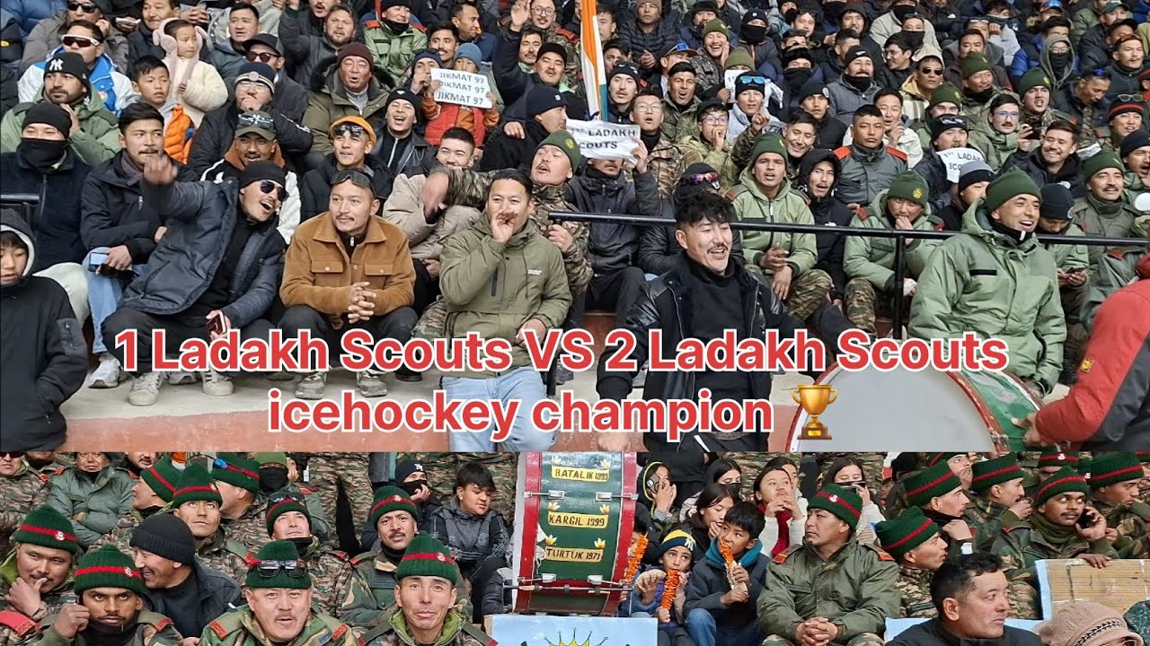 Victory on ice! ❄️🏒 1 Ladakh Scouts win the Inter-Battalion Ice Hockey Championship Final. Icehockey