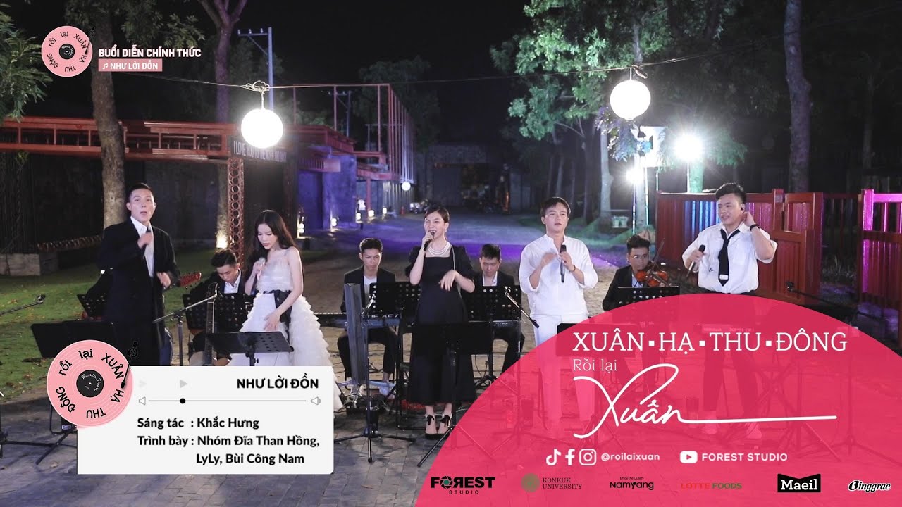 XHTDRLX | Như Lời Đồn - Nh&oacute;m Đĩa Than Hồng x Lyly x B&ugrave;i C&ocirc;ng Nam tại XU&Acirc;N HẠ THU Đ&Ocirc;NG RỒI LẠI XU&Acirc;N