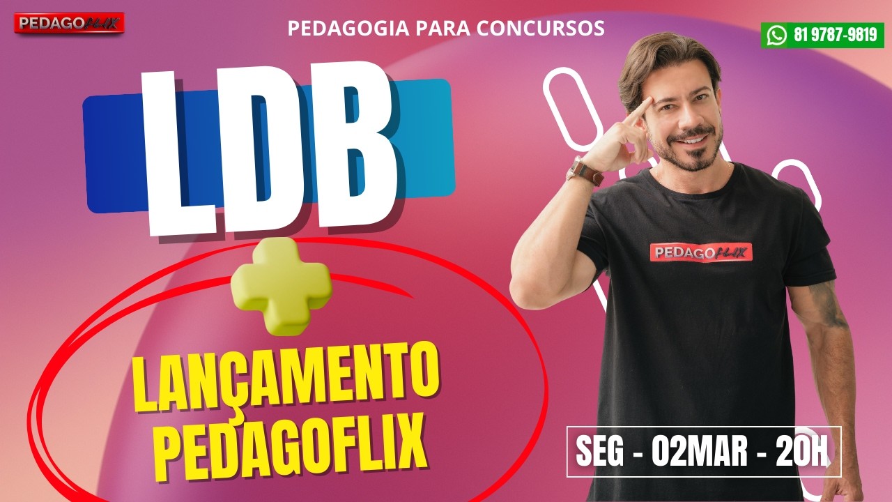 🔴 Ao vivo | Resolução de Questões de Legislação Educacional e Conhecimentos Pedagógicos