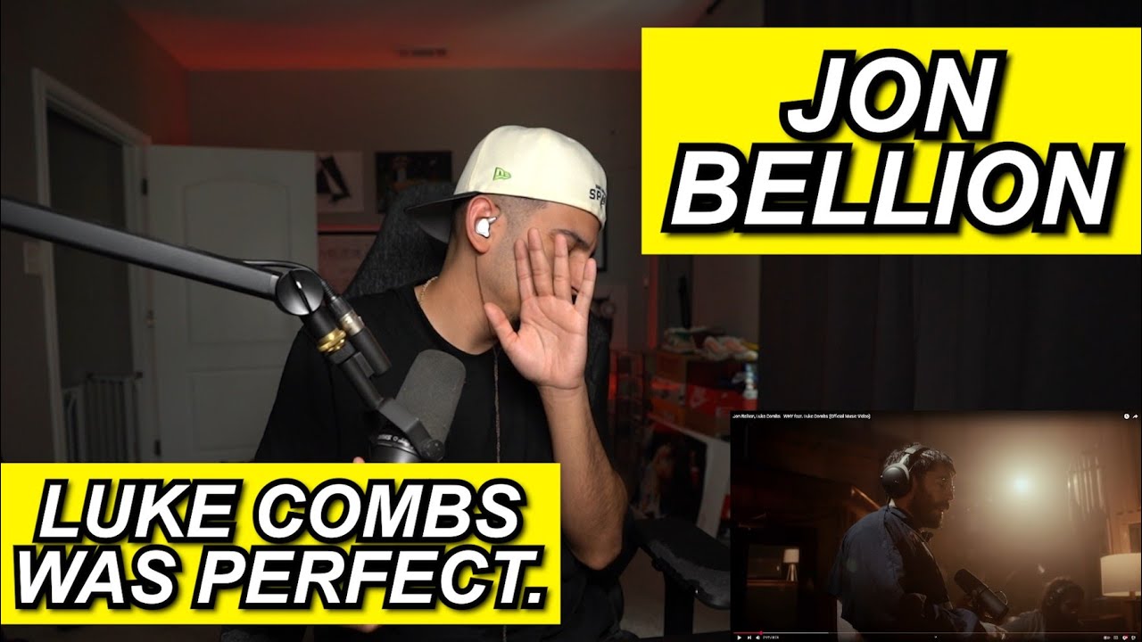 GORGEOUS TRACK. JON BELLION FT LUKE COMBS 'WHY' FIRST REACTION