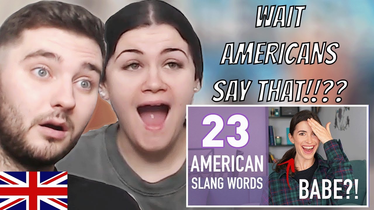 Brits React to AMERICAN SLANG WORDS that You Need to Know (AMERICAN ENGLISH)