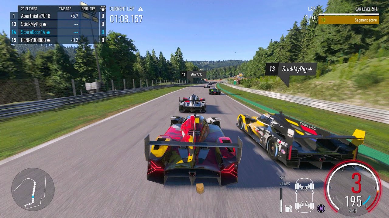 Hypercars at Spa Francorchamps is an Exciting Combo in Forza Motorsport