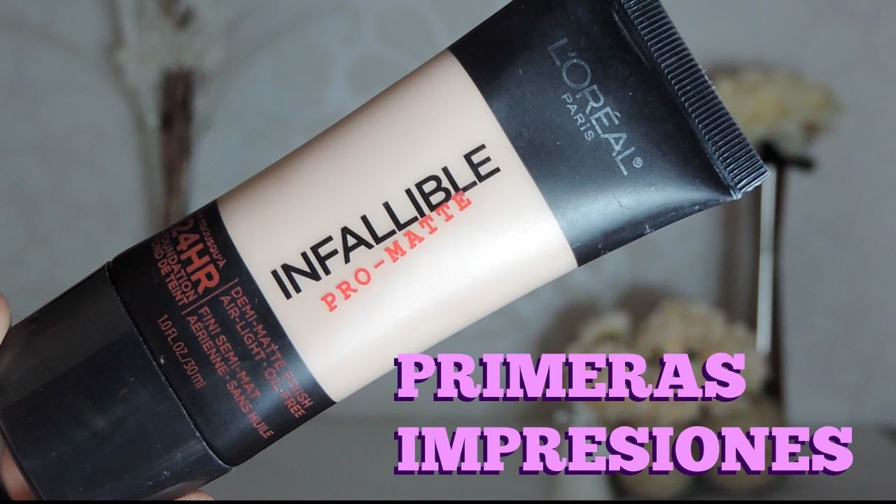 PRIMERAS IMPRESIONES L'OREAL INFALLIBLE PRO MATTE PIEL SECA! | Paola Herrera