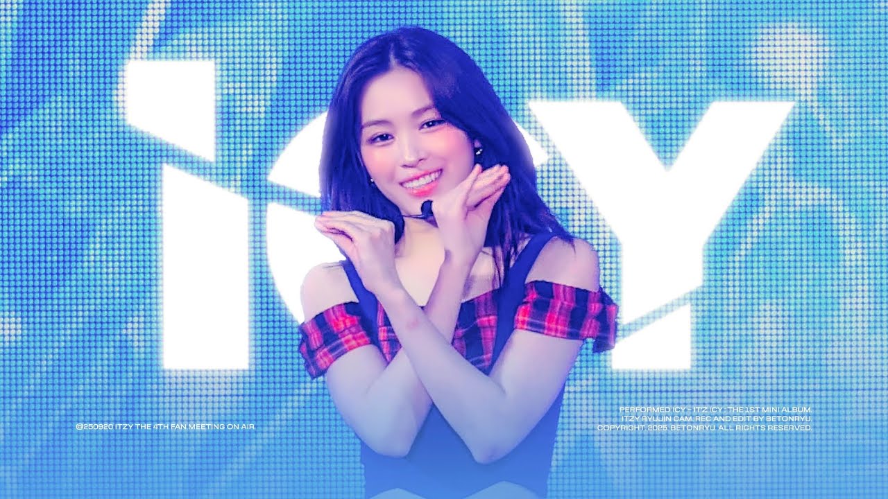 250920 ITZY RYUJIN 류진 [4K] ICY Fancam 직캠 @ ITZY The 4th Fanmeeting “ON AIR”