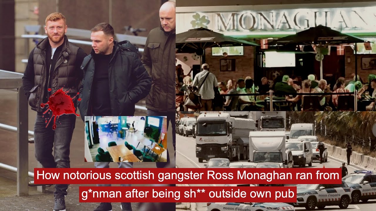 How notorious scottish gangster Ross Monaghan ran from g*nman after being sh*t outside own pub