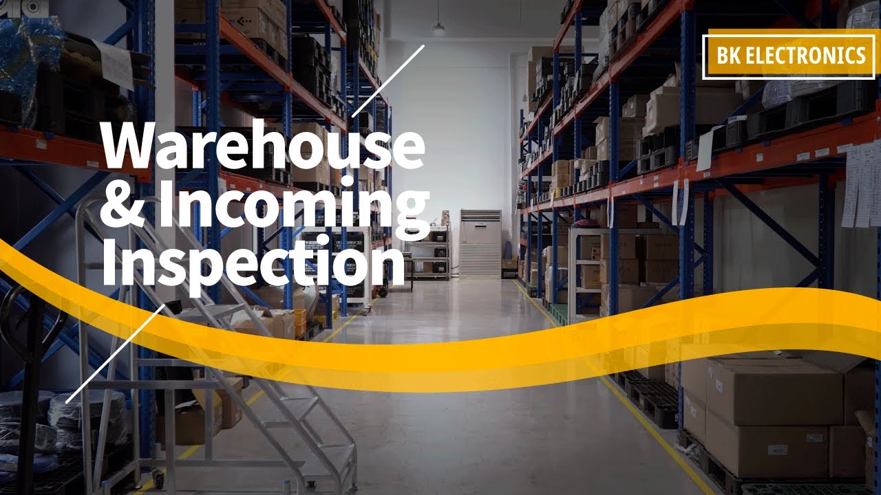 Warehouse and Incoming Inspection [BK Electronics Factory Tour]