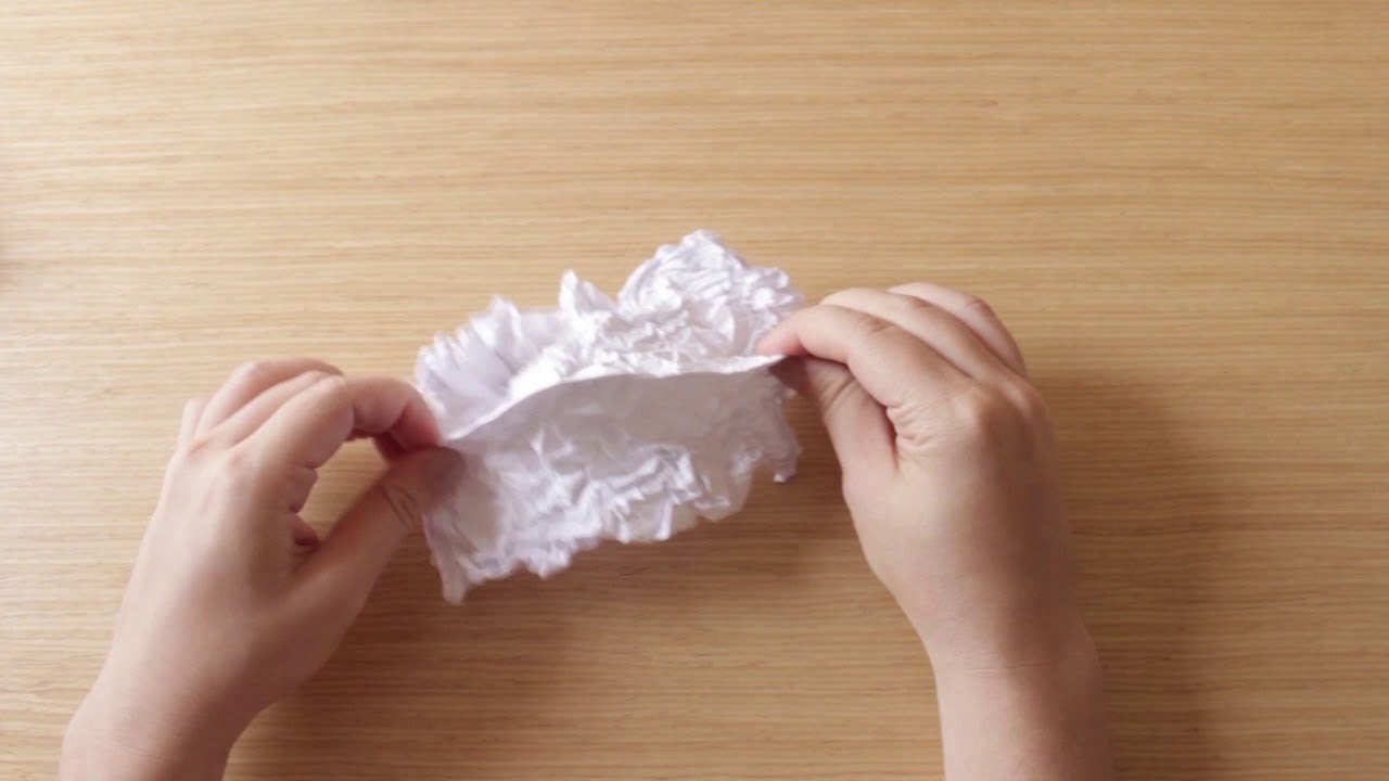 Técnicas de arrugado del papel