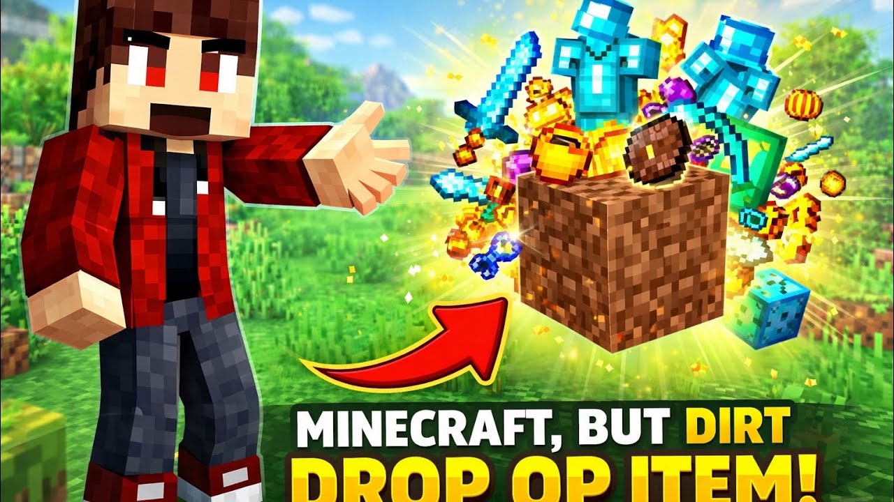 Minecraft but dirt is op shantplays
