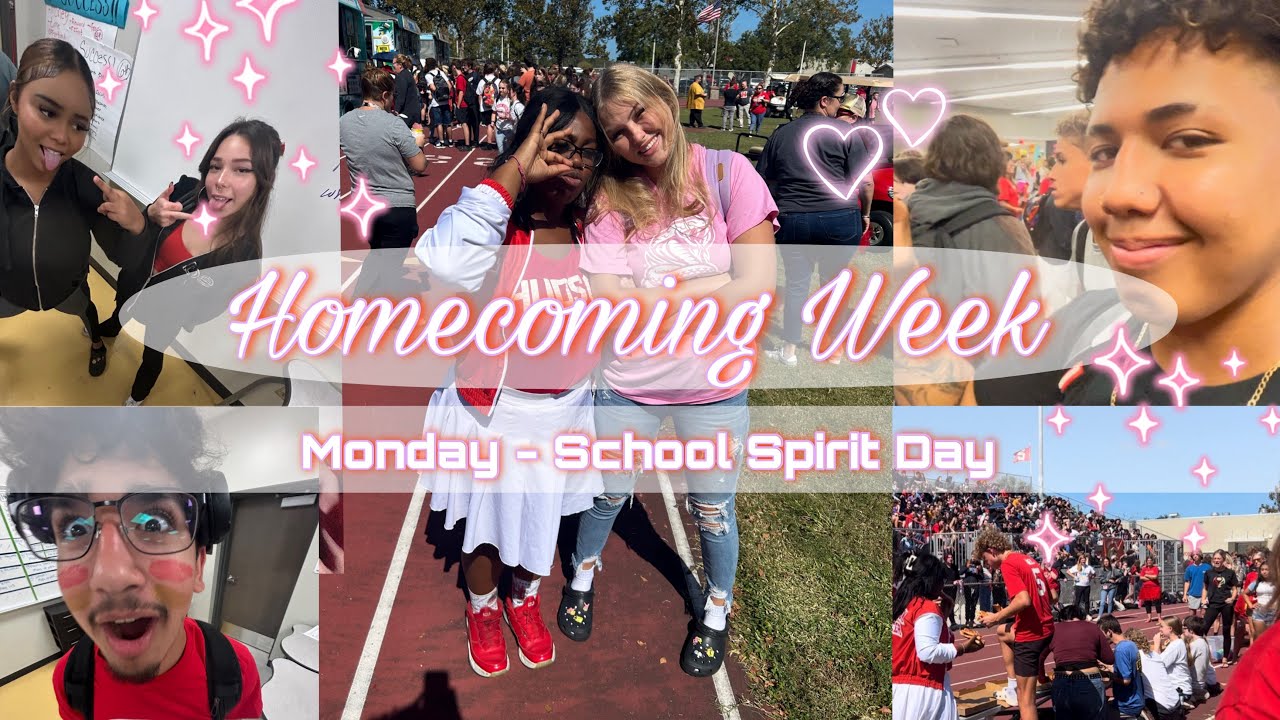 Homecoming Week | Day 1, School Spirit Day | Highschool Vlog + Pep Rally | Auslandsjahr 24/25 🇺🇸