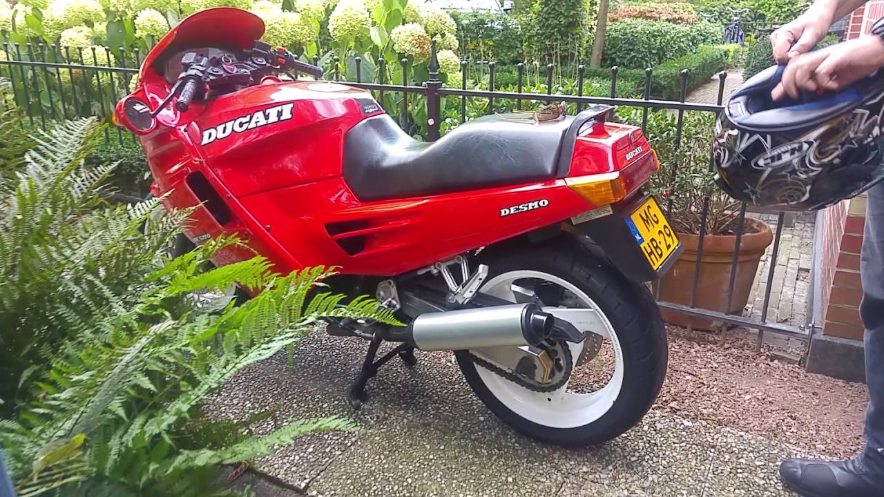 A cold cranck after a while.. Ducati 907 I.E