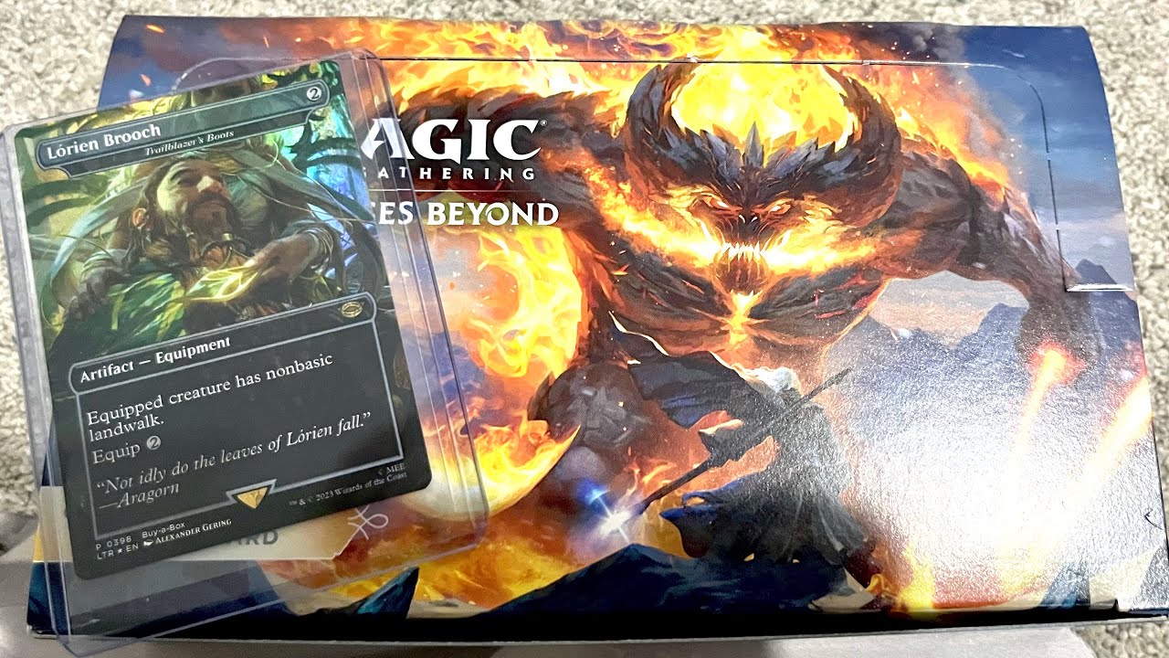 ASMR | MTG: The Lord of the Rings Tales of Middle Earth Set Booster Box Opening