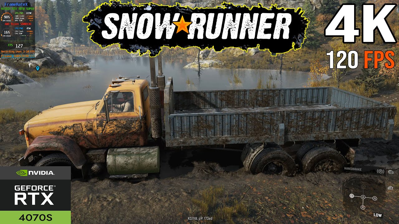 SnowRunner - PC Gameplay - Native 4K 120FPS Max Settings - RTX 4070 SUPER
