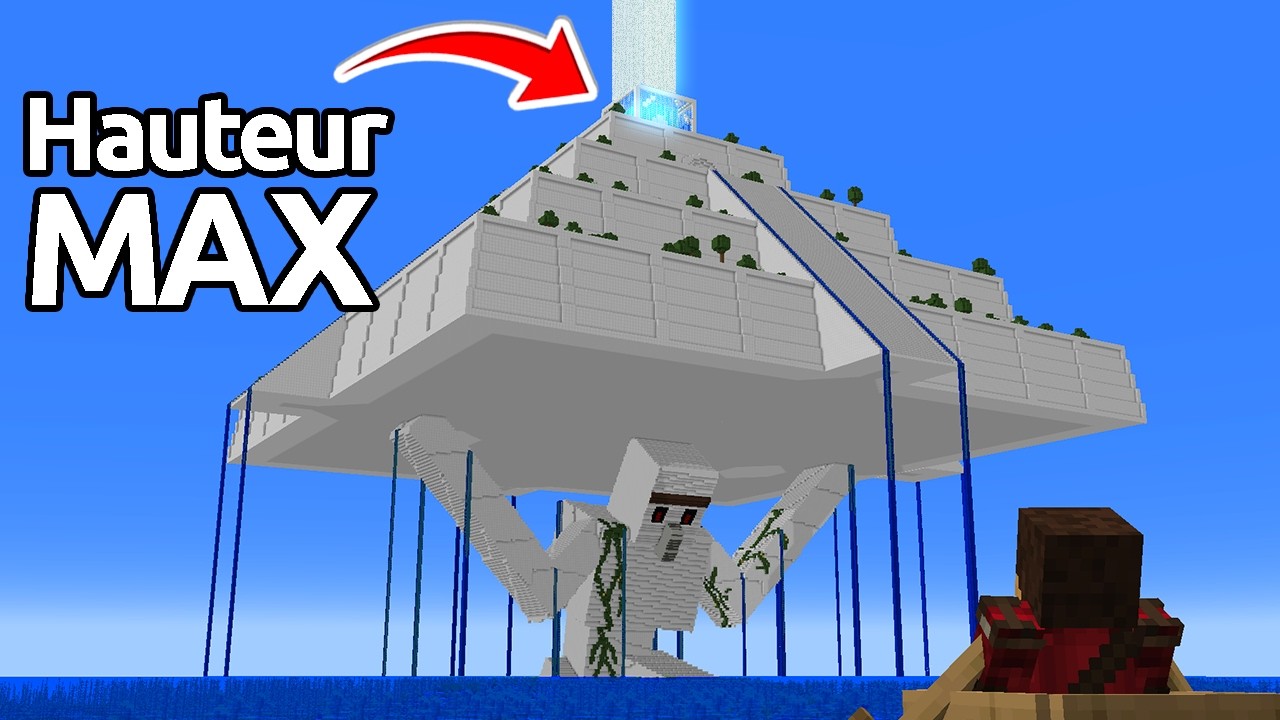 J'ai Construit la Plus Grande BALISE en FER sur Minecraft Hardcore