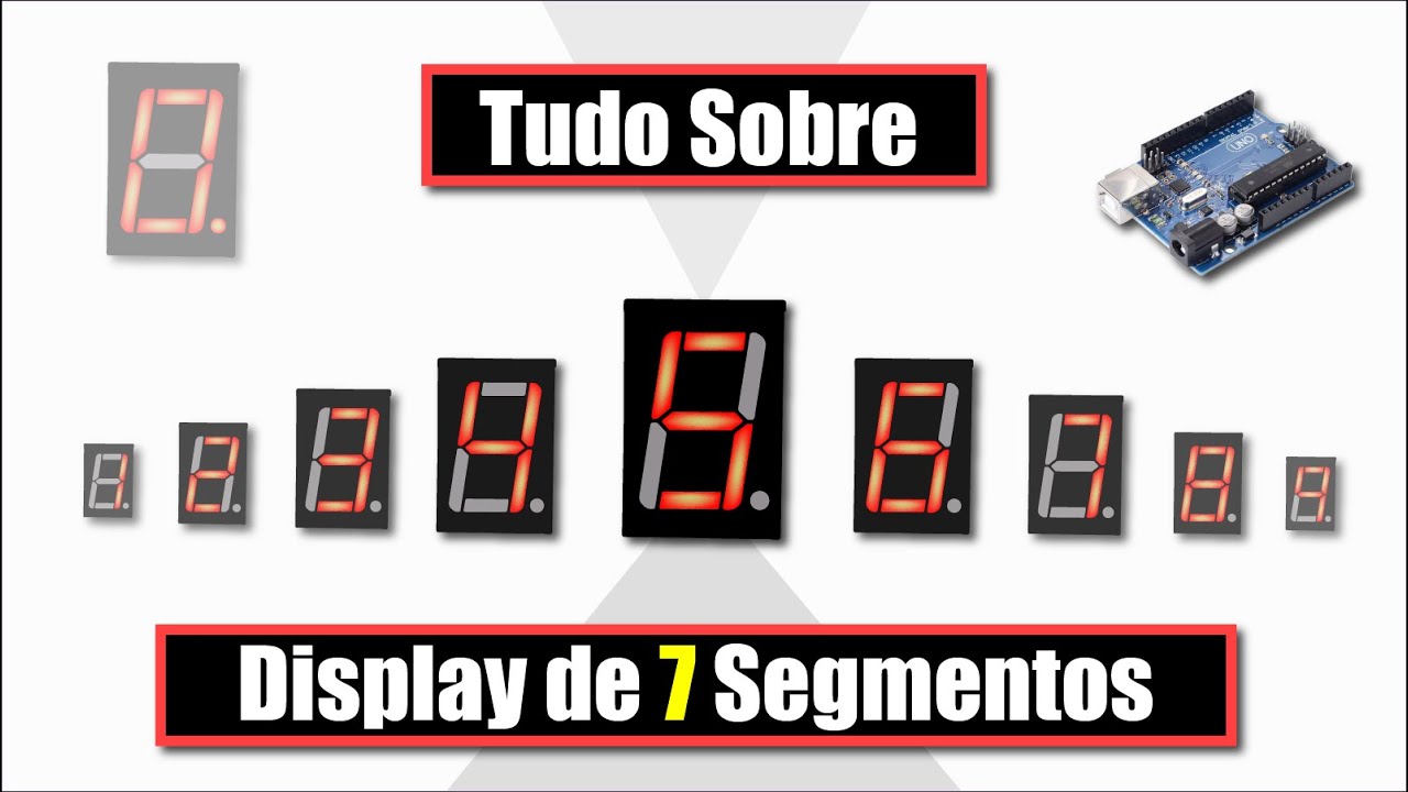 Tudo sobre Display de 7 Segmentos: Aula Teórica + Aula Prática com Arduino - Tutorial 47
