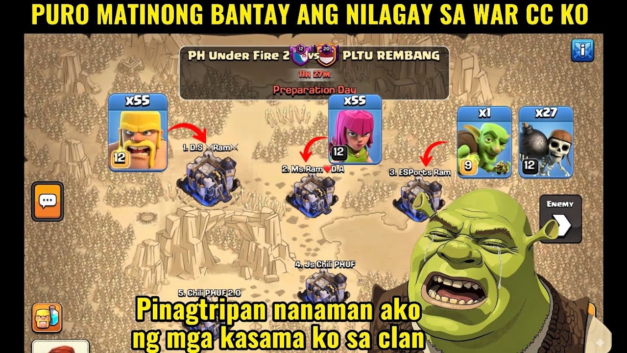 PINAGTRIPAN NILA WAR CC KO🤦🏻    makakadepensa kaya?