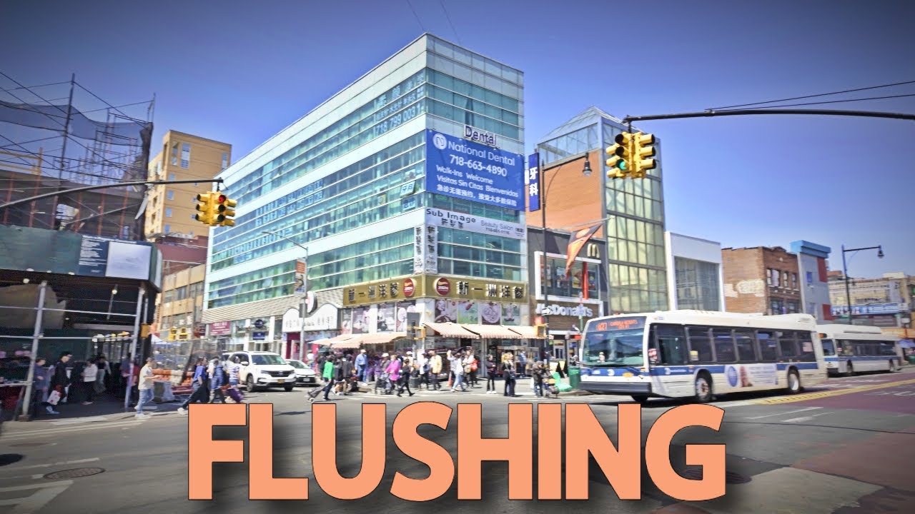 【4K】𝐖𝐀𝐋𝐊 Visiting Flushing Queens, New York