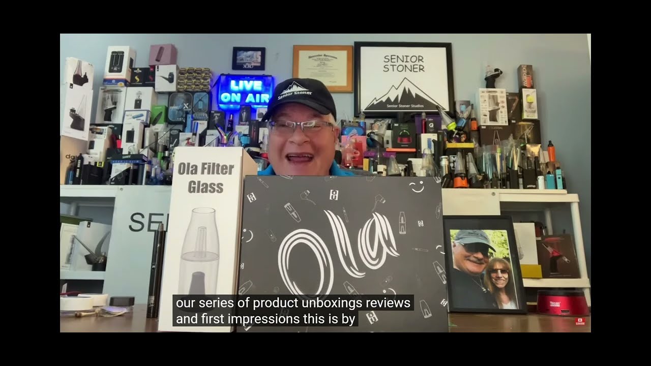Heybar OLA CUP review by senior stoner#heybar#heybardevices#heybarolavaporizer#olafiltervaporizer