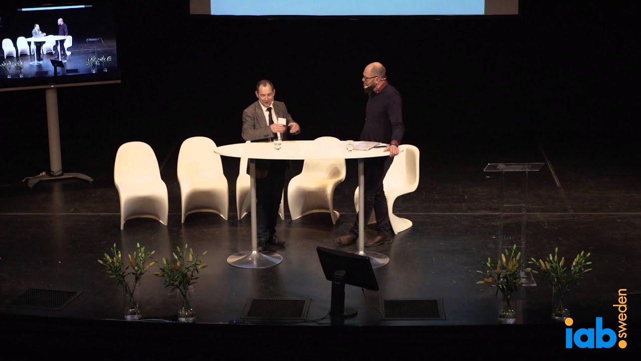 Rob Norman Chief Digital Officer of GroupM Global & Patrik Sandberg, Co-owner of Nyheter24 Gruppen