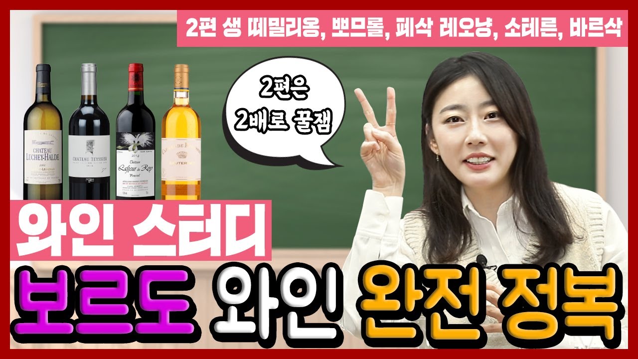와썸녀#85 보르도 와인 스터디 2편! 완전 정복!