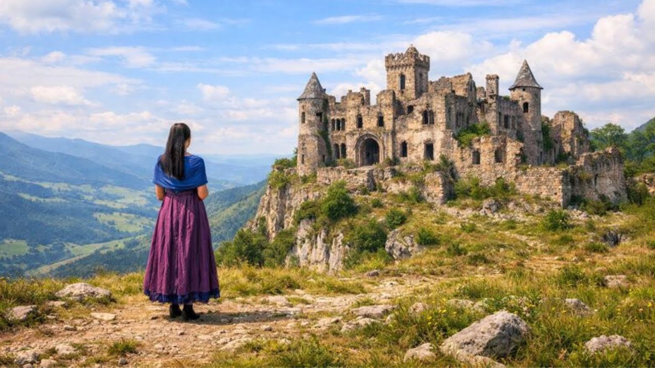 Viúva Perde Tudo e Vai Morar em um CASTELO ABANDONADO… Mas o que Ela Encontra...