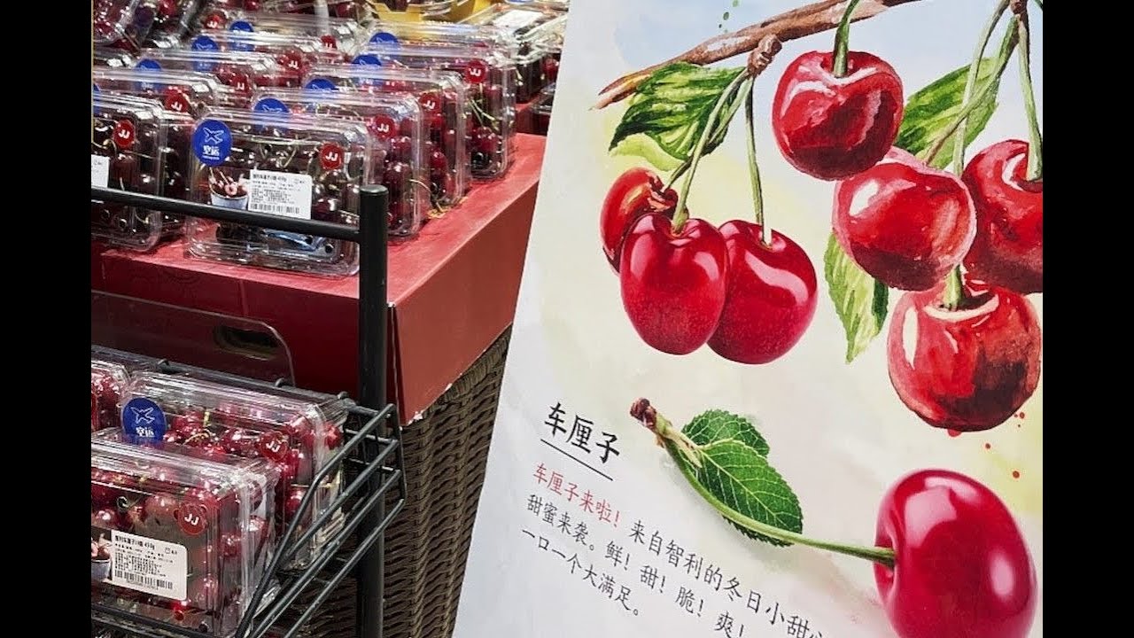 Un 90 por ciento de las cerezas chilenas son exportadas a China