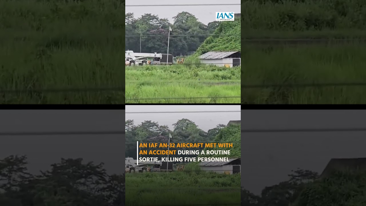 IAF AN-32 Crash in Assam: Five Personnel Killed in Jorhat Tragedy